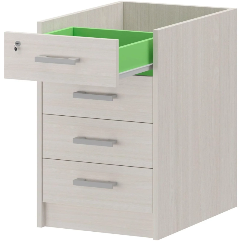 Тумба PT Арго АТ2-07 Каркас тумбы приставной ясень шимо