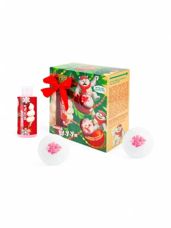 Подарочный набор косметики Happiki &laquo;Снежный бум&raquo;, 390 г