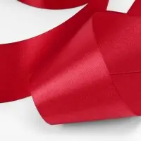 Лента атласная, 50 мм, 23&plusmn;1 м, красная №33