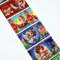 Термонаклейки на 7 яиц &laquo;Ангелочки&raquo;, на пасху