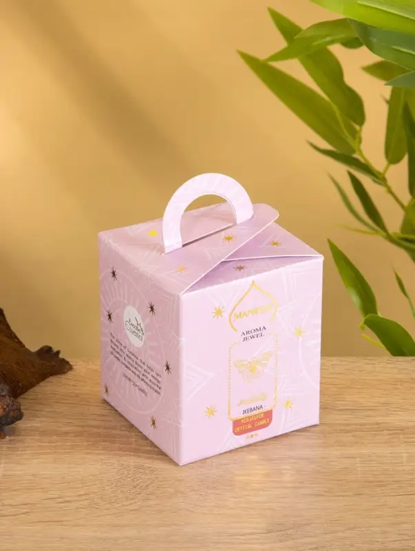 Свеча в стекле с камнем Manifest икебана 200 гр соевый воск Свеча в стекле с камнем Manifest икебана 200 гр соевый воск