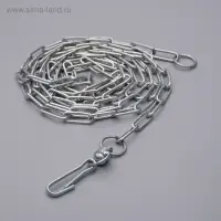Цепь привязочная с длинным звеном, 26&times;3 мм, длина 3 м