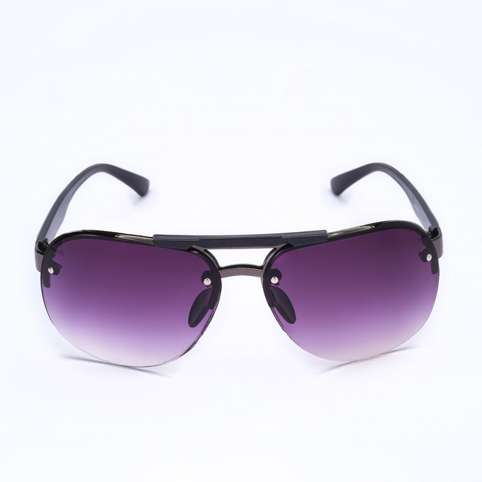 Очки солнцезащитные OneSun, UV 380, линза 5×6.5 см, дужка 12.5 см, ширина 14 см, фиолетовые Очки солнцезащитные OneSun, UV 380, линза 5×6.5 см, дужка 12.5 см, ширина 14 см, фиолетовые