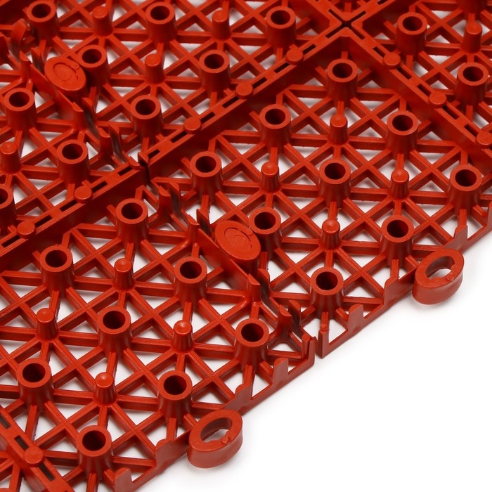 Модульное покрытие, 30 × 30 × 1,1 см, пластик, терракотовый, 1 шт. Модульное покрытие, 30 × 30 × 1,1 см, пластик, терракотовый, 1 шт.