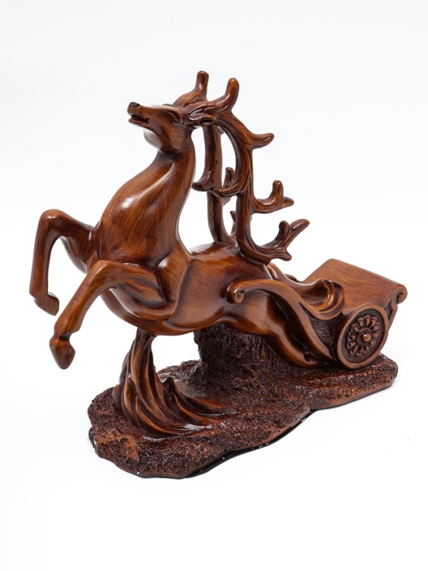 Подставка для бутылки  Подставка для бутылки "Олень" под дерево, 17.12.28см