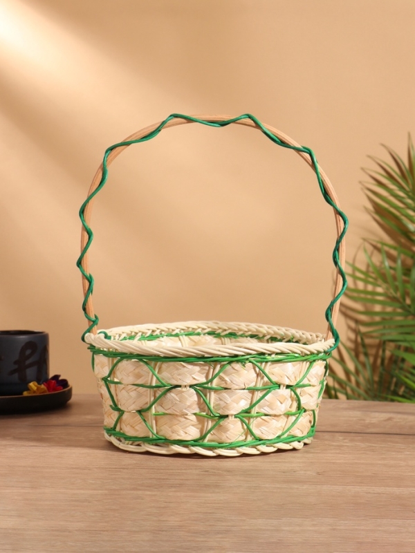 Корзина плетеная 22x22x30 см, ротанг