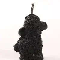 Свеча новогодняя &laquo;Овечка Долли&raquo; 5.7&times;4.4 см, чёрный
