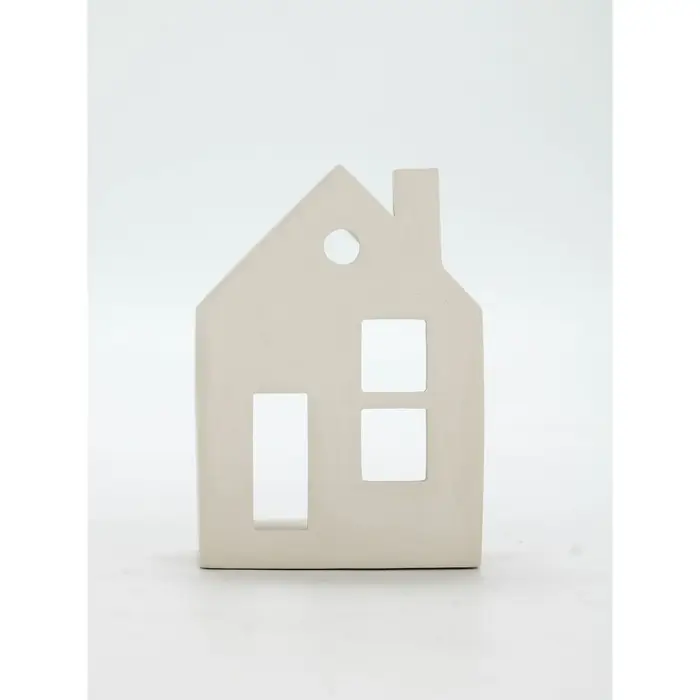 Подсвечник домик "Белый" в коробке, 11 х 5,5 х 7,5 см