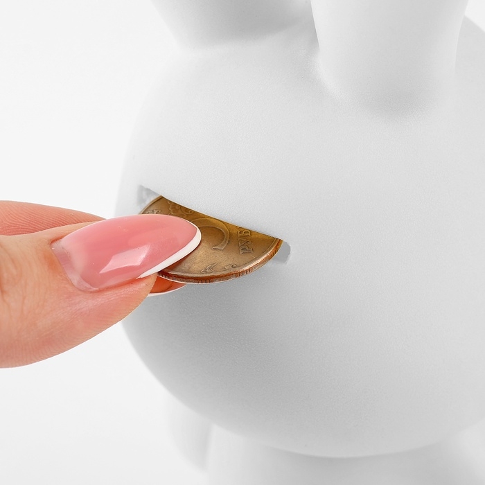 Алмазная мозаика на фигурке с полным заполнением «Зайка», розовый Алмазная мозаика на фигурке с полным заполнением «Зайка», розовый