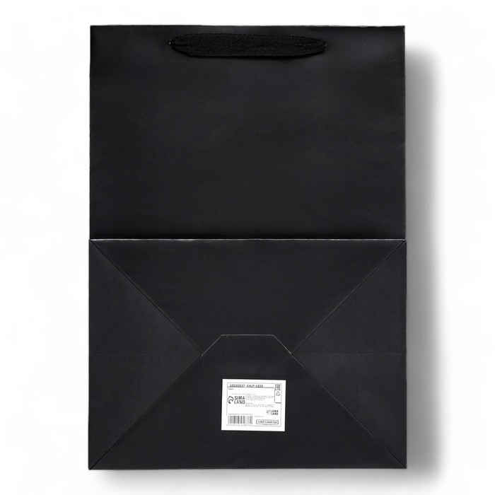 Пакет подарочный, с окном, 35 х 25 х 18 см, черный, 1шт. Пакет подарочный, с окном, 35 х 25 х 18 см, черный, 1шт.