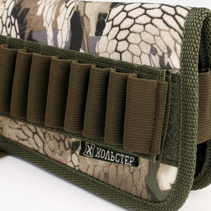 Патронташ на приклад универсальный, калибр 12, 16, 20, 7,62 мм, на 6 патронов, ткань Патронташ на приклад универсальный, калибр 12, 16, 20, 7,62 мм, на 6 патронов, ткань