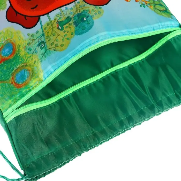 Мешок для обуви с карманом 420×350 мм, мягкий полиэстер, плотность 210D, Союзмультфильм Винни Пух Мешок для обуви с карманом 420×350 мм, мягкий полиэстер, плотность 210D, Союзмультфильм Винни Пух