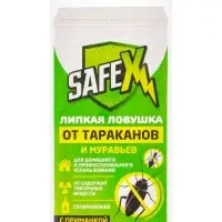 Клеевая ловушка-домик от тараканов и муравьев SAFEX, набор, 10 шт.