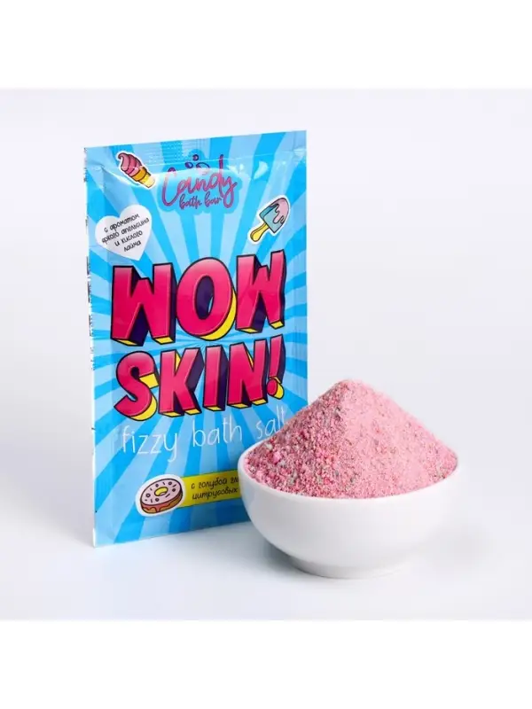 Соль для ванн шипучая Laboratory Katrin с ароматом яркого апельсина и кислого лайма, 100 г