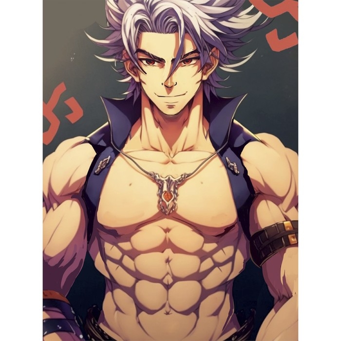 Картина по номерам с подрамником «Накаченный парень», 30 х 40 см