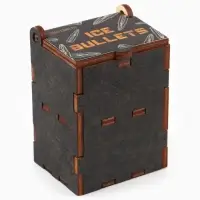 Коробка подарочная деревянная &laquo;Пуля&raquo; 4&times;5&times;6 см