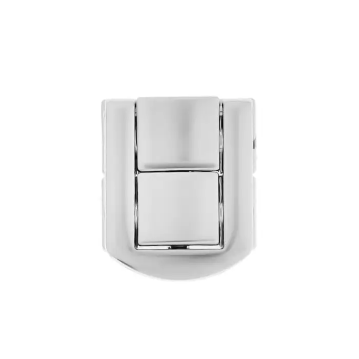 Замок-защелка на ящик ZM01, 2.5×2 см, цвет хром