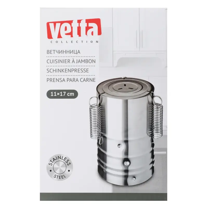 VETTA Ветчинница, нерж.сталь, d11x17см