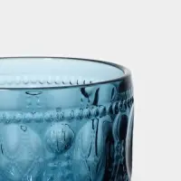 Бокалы для вина Magistro &laquo;Варьете&raquo;, 320 мл, 8.5&times;16 см, набор 2 шт., стекло, синие