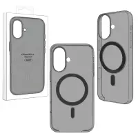 Чехол 16 Plus Clear Case Black (MagSafe + анимация NFC Clear) ORG