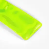 Светоотражающий слэп-браслет, самофиксирующийся, 3&times;30 см, цвет салатовый