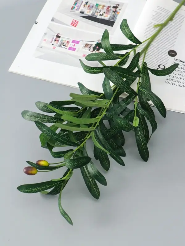 Цветы искусственные «Олива галант», h=85 см, зелёные Цветы искусственные «Олива галант», h=85 см, зелёные