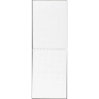 Блокнот А4 80л Attache гребень клетка пластик черн с тиснением