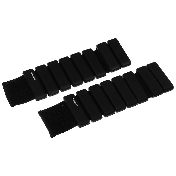 Утяжелители ONLYTOP, 2 шт. х 0,5 кг, цвет чёрный Утяжелители ONLYTOP, 2 шт. х 0,5 кг, цвет чёрный