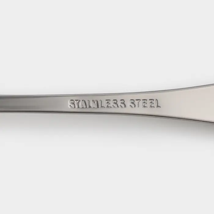 Набор чайных ложек Доляна &laquo;Капля&raquo;, 15 см, 6 шт., нержавеющая сталь, серебристый