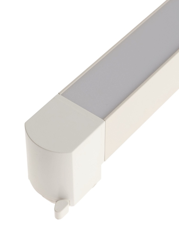 Трековый светильник линейный, поворотный, 10 Вт, 900 Лм, 4000К, IP20, белый