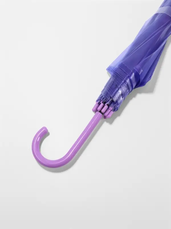 Зонт - трость полуавтоматический, 8 спиц, R=46/55 см, d=92 см, МИКС