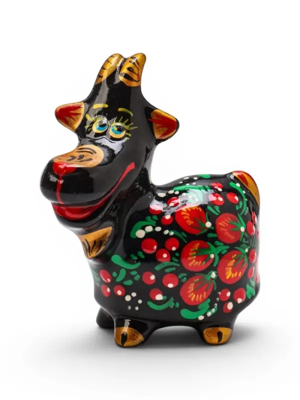Сувенир фарфоровый &laquo;Коза Дереза&raquo; 6.5&times;8&times;4.5 см, хохлома