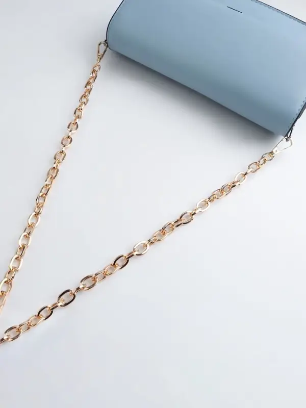 Цепочка для сумки, с карабинами, 14&times;10 мм, 60 см, цвет золотой