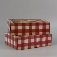 Коробка подарочная самосборная &laquo;Дед Мороз&raquo;, 30.7&times;22&times;9.5 см