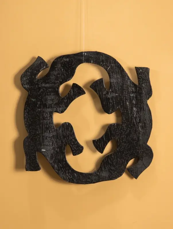 Панно настенное «Пара ящериц», 33×33×1 см, МДФ, МИКС Панно настенное «Пара ящериц», 33×33×1 см, МДФ, МИКС