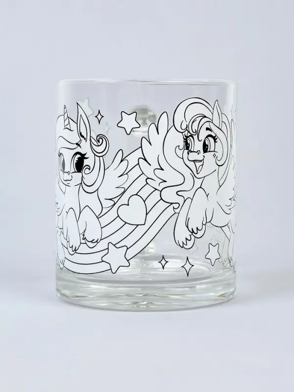 Кружка для росписи + игрушка "Пони" (краска в наборе)