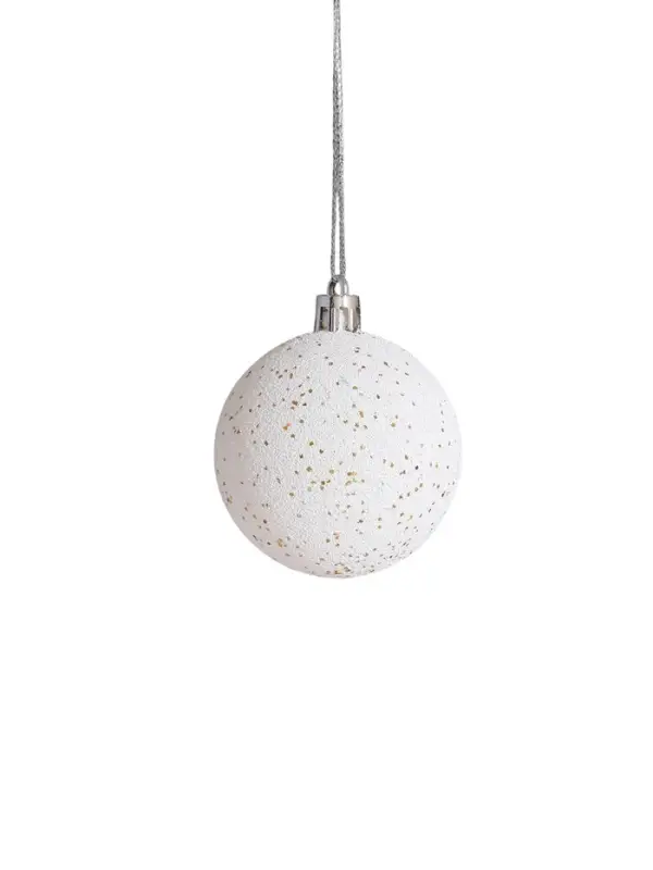 Ёлочные игрушки &laquo;Гармония&raquo;, шары новогодние, набор 9 шт., d=5.5 см, зелёный/белый