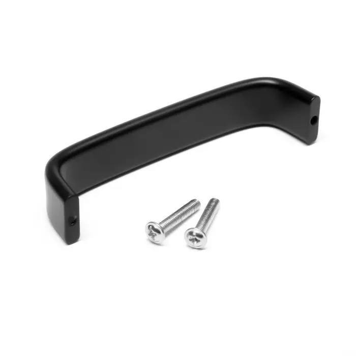 Ручка-скоба мебельная ТУНДРА РС108, м/о 96 мм, черная