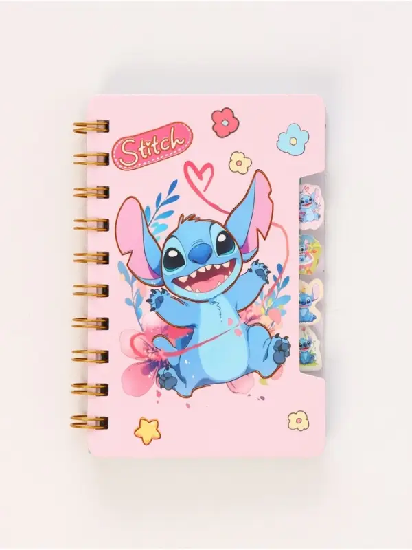 Блокнот с разделителями А6 “Стич”, 65л