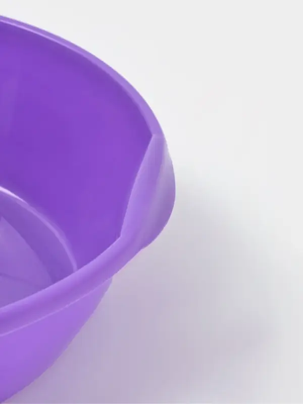 Таз 3л с ручками круг, цвет МИКС