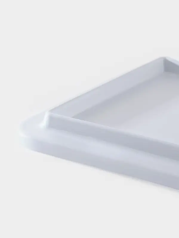 Доска разделочная &laquo;Белый Восток&raquo;, 34.5&times;16.7&times;1.7 см, меламин, сервировочная, белая