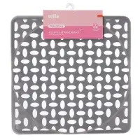 VETTA Коврик в раковину противоскользящий "Классика", 29,5х29,5см, ПВХ, 4 цвета