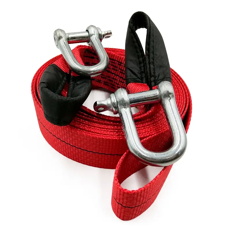 Трос буксировочный (усиленный) AVS EXPERT ST-75B 7т 5м.шаклы (сумка)