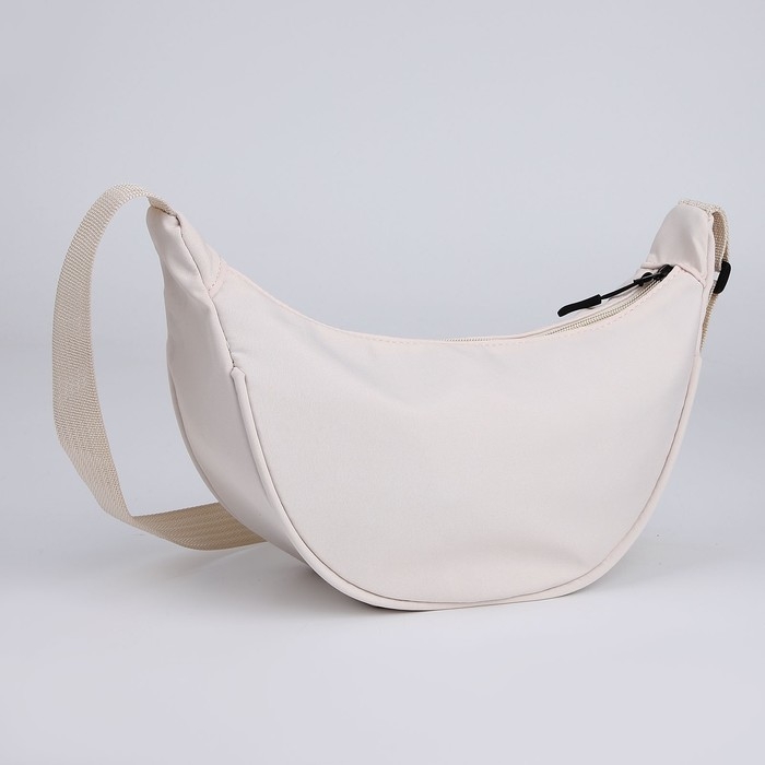 Сумка женская из текстиля, 30х17х6 см, бежевый цвет