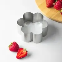 VETTA Набор колец кондитерских 3пр "Цветок", нерж.сталь