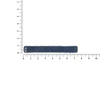 Лейбл кожаный Beta, XS, синий