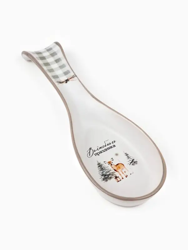 Подставка под ложку новогодняя &laquo;Волшебного праздника&raquo;, 7&times;22.3 см, ручная работа