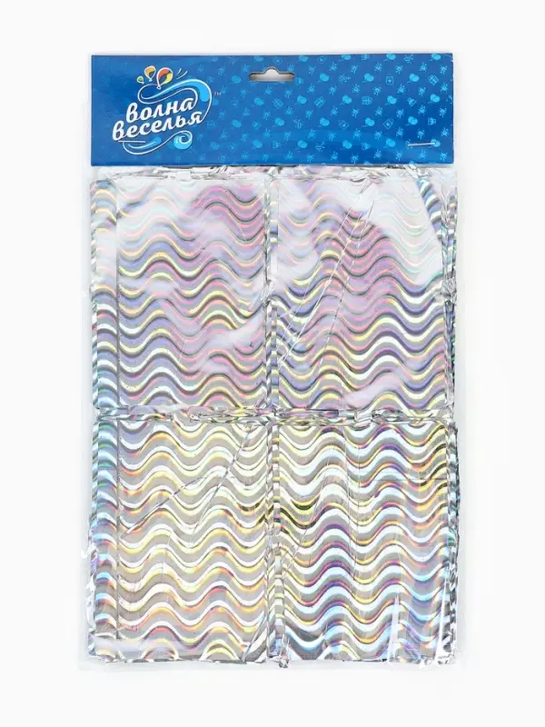 Фотозона-занавес &laquo;Прямоугольники&raquo;, голография, 100&times;200 см