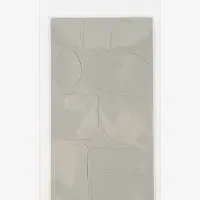 Заплатки клеевые, искусственная кожа, лист 9.6&times;19 см, серые