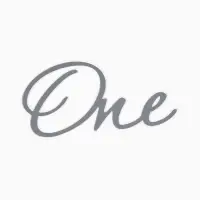 Топпер для торта "One" акрил, цвет серебро